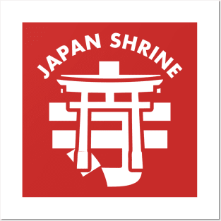 japan shrine Posters and Art